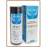 15 in 1 PH Tester Strip - Aquarium Fish, Tank, Swimming Pool, Ponds, Drinking Water - 50 strips (100)