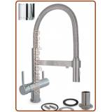 1346 Rubinetto a molla 3 vie 3/8" Cromo