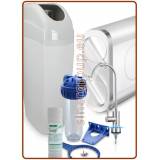 Pacchetto prodotti: Contenitore standard 10" con filtro + CS10H addolcitore acqua 25lt. + RO800 PLUS osmosi inversa diretta