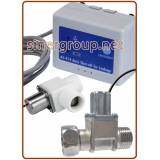 AS-414 Sistema antiallagamento IN-OUT 1/2" BSP maschio valvola solenoide plastica
