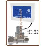 AS-413BR Sistema antiallagamento IN-OUT 3/8" BSP M./F. valvola solenoide ottone