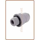 Terminale diritto tubo Ø - filettatura cilindrica BSP(P) 3/8" x 3/8