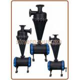 Filtri idrocicloni separatori di sabbia Nylon PA66 - attacchi 2", 3", 4" BSP/NPT - da 16 a 27lt.