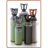 Bombola Co2 in alluminio ricaricabile 1Kg. - H.383 x D.90mm. ATT. ACME