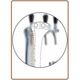 Ice replacement 1 way font G5/8 with recirculation water chrome