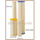 Pentek ECP5-10 cartuccia poliestere plissettato 2-7/8" x 9-3/4" (67 mm x 248 mm) - 5 micron (24)