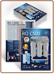 RO C500 Reverse Osmosis A4 glossy coated paper 250gr. printed flyers - ITA./ENG.
