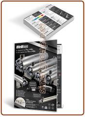 ULTRARAYS UV-C from 75W. to 440W. water systems A4 glossy coated paper 250gr. printed folded leaflets - ITA./ENG.