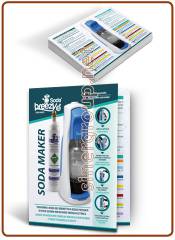 SODA BREEZY S manual soda maker A5 glossy coated paper 250gr. printed folded leaflets - ITA./ENG.