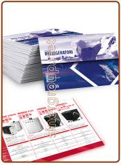 Water Coolers catalogue A4 - 12pp. - glossy coated paper 170gr. printed flyers - ITA.