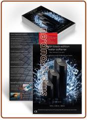 CS15H Black Edition addolcitori acqua volantini stampati A4 carta patinata lucida 170g - ENG