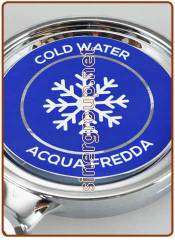 Sticker Brand holder 70x70 mm - cold water