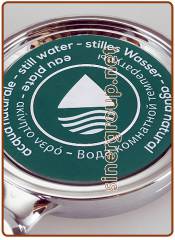 Sticker Brand holder 70x70 mm. - still water (multilanguages)
