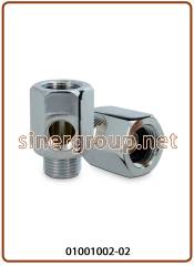 E.Z. Feed Water Connector 1/4" - 3/8"x3/8" (20)