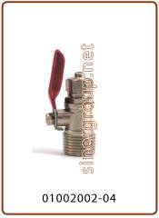 Ball Valve thread 1/2" x compression fitting 3/8"