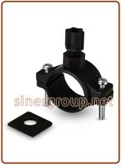 Drain Clamp 1/4" compression fit Black