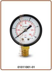 Pressure gauge 1/4" OD 50 Radial connections (0-10bar/145psi)