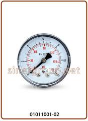 Manometro 1/4" Ø 50 Attacco posteriore (0-12bar/174psi)