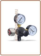 XS Co2 pressure reducer rechargeable cylinder 5 BAR IN: W21,8-14FIL.X1" Key 30 Out: 1/8" f. thread