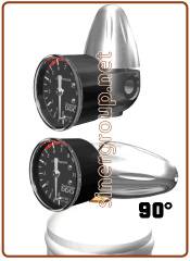 SR-02 Riduttore di pressione Co2 per bombole monouso manopola diritta attacco 11x1