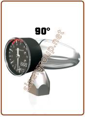 SR-02 Riduttore di pressione Co2 per bombole ricaricabili manopola a 90°
