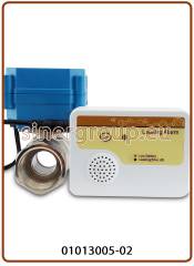 Sistema allarme antiallagamento con valvola solenoide