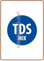 Round sticker 20x20 mm. " TDS mix "