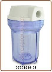 5" standard housing - IN-OUT 1/2" clear (24)