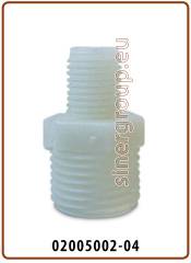Straight adaptor NY BSP thread - BSP thread 1/2" x 1/4"