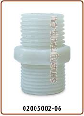 Straight adaptor NY BSP thread - BSP thread 3/4" x 3/4"