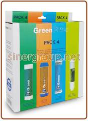 Green Filter box set of 4 filters 9-3/4" (10)