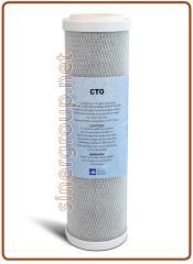 Carbon Block cartridge 2,5"x9-7/8" - 10 micron (25)