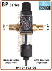 Filtermax BP Filtro autopulente manuale con regolatore pressione 3/4" - 100 micron