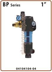 Kinetico BP Filtro autopulente manuale con manometro, regolatore pressione 1" - 90 micron