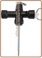Fitting for inlet Co2 carbonator 1/4" F. - 5/16" Q.F.