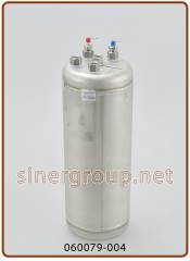 Gasatore - carbonatore acqua INOX 316 - 1,020lt. IN/OUT 1/8" F. - verticale