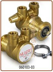 Nuert vane pump 300lt./h. with by-pass 3/8" F. (12)
