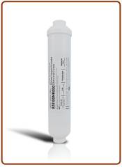Filtro in Linea carbone attivo granulare al cocco battereostatico 1/4" BSP 2"x10" (25)