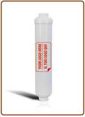 No branded Filtro in Linea carbon block (CB) al cocco 1/4" FPT 2"x10" - 10 micron (25)