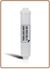 No branded Far-infrared mineral ball Filtro in Linea post osmosi 1/4" FPT 2"x10" (25)