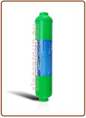 Filtro in linea post osmosi alcalino 1/4" FPT 2"x10" (25)