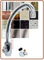 1035 1-way faucet 6mm. Chrome