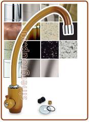 1035 1-way faucet 6mm. Sand