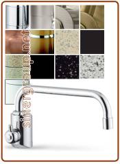 1037 1-way under window faucet 6mm. Glazed chrome