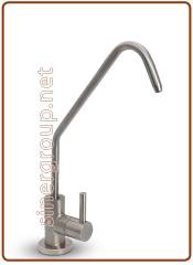 1041 Long 1-way stainless steel faucet 1/4" (20)