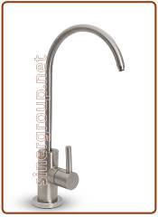 1042 Long reach 1-way stainless steel faucet 1/4" (20)