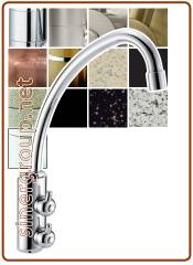 2010 2-way faucet 6mm. Brushed nickel