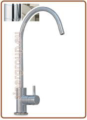 2102 Rubinetto di prelievo acciaio inox 304 2 vie 1/4" Cromo (20)
