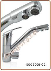 Cosmo 3-way faucet 3/8" Chrome