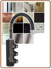 3034 3-way faucet 6mm. Granites black